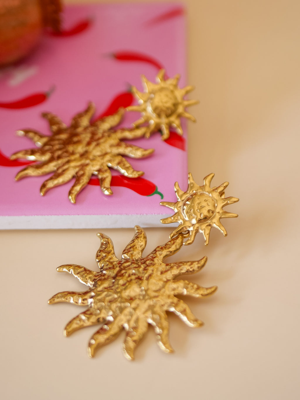 Boucles d’oreilles Sun